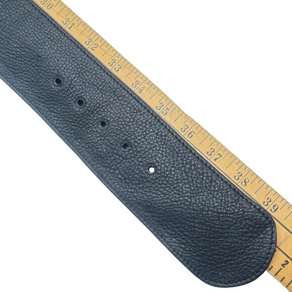 Brighton Black Leather Rose Buckle Belt main image 7